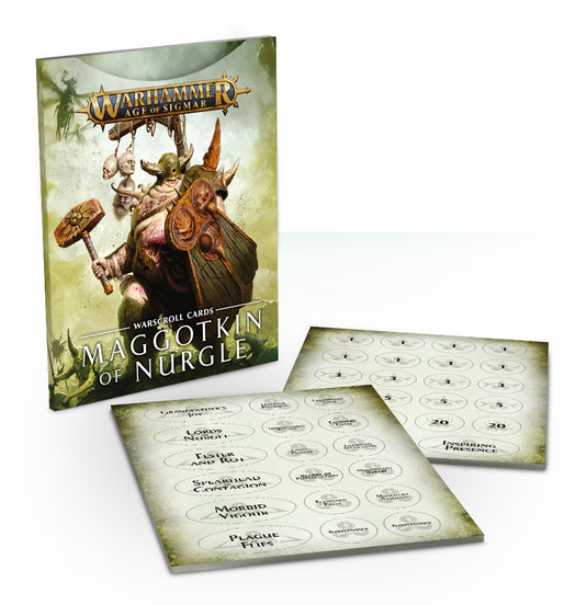 Warscroll Cards: Maggotkin of Nurgle (Out of Print)