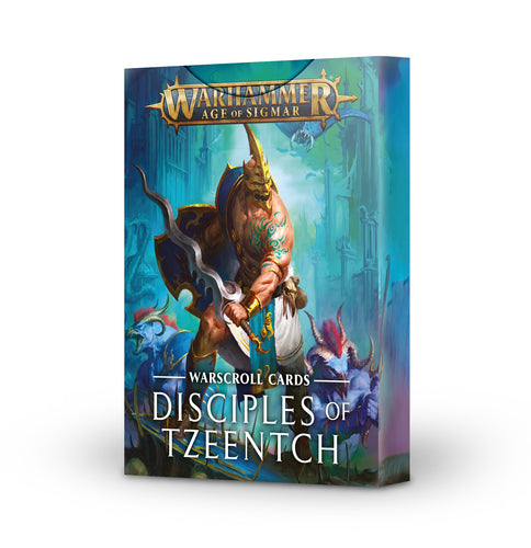 Warscroll Cards: Disciples of Tzeentch (Out of Print) (NEW) (SEALED)