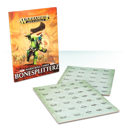 Warscroll Cards: Bonesplitterz (Out of Print)