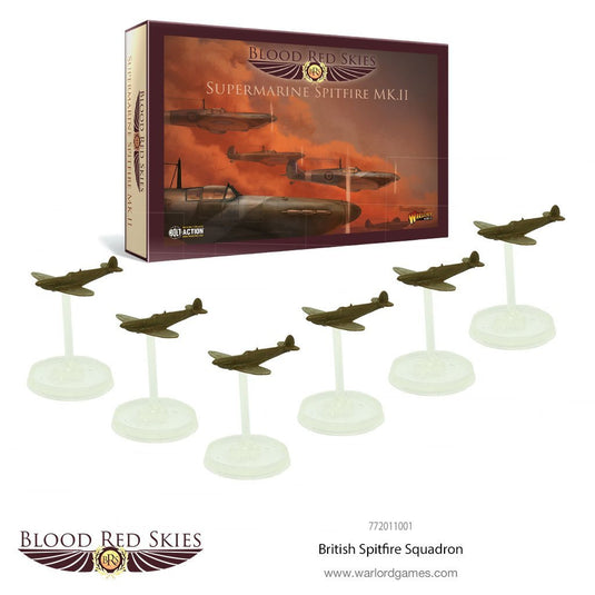 British Spitfire 6 Plane Squadron