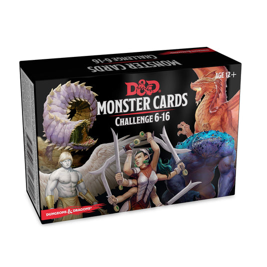 D&D Monster Cards: Challenge 6-16