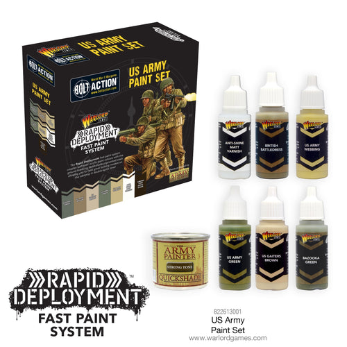 Bolt Action US Army Paint Set