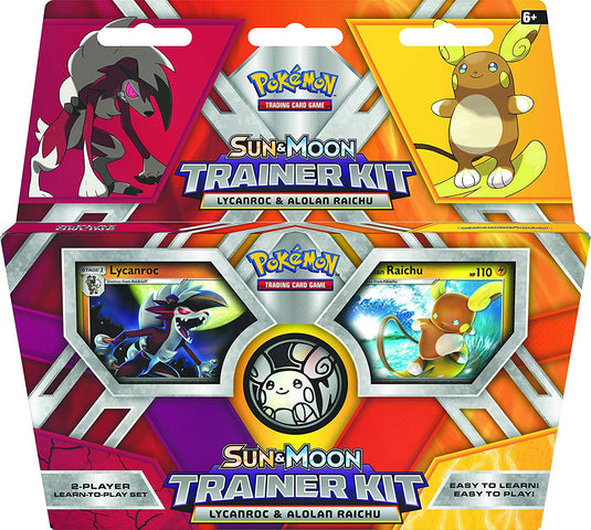 Pokémon Sun & Moon Trainer Kit Lycanroc & Alohan Riachu