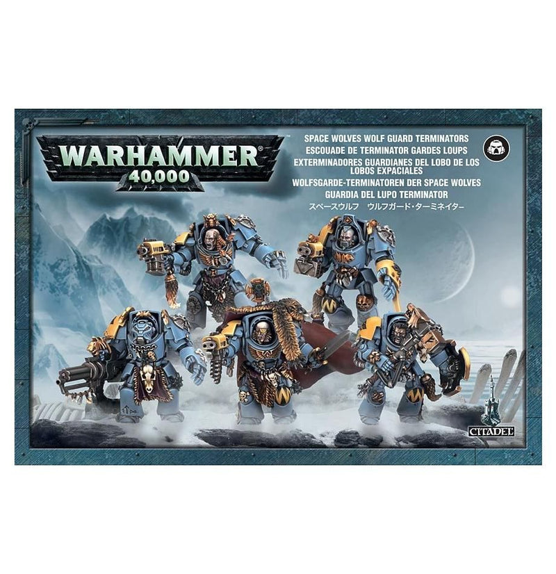 Load image into Gallery viewer, Space Wolves: Wolf Guard Terminators
