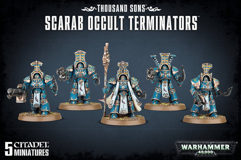 Load image into Gallery viewer, Thousand Sons: Scarab Occult Terminators
