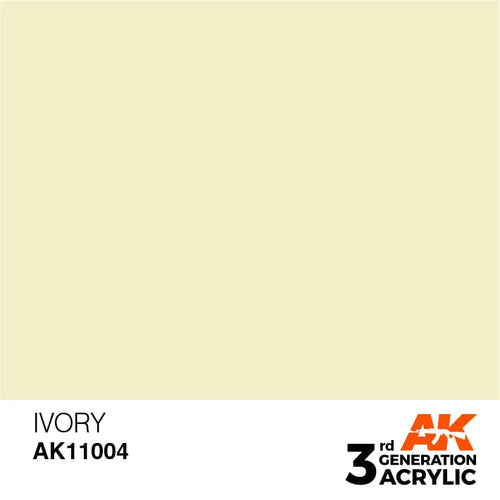 AK Interactive Acrylic Modelling Colors - Ivory