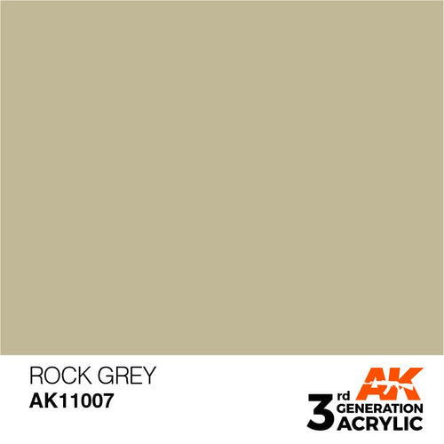 AK Interactive Acrylic Modelling Colors - Rock Grey