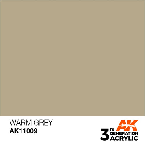 AK Interactive Acrylic Modelling Colors - Warm Grey
