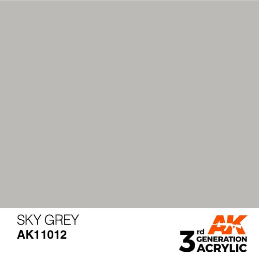 AK Interactive Acrylic Modelling Colors - Sky Grey