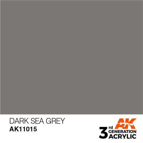 AK Interactive Acrylic Modelling Colors - Dark Sea Grey