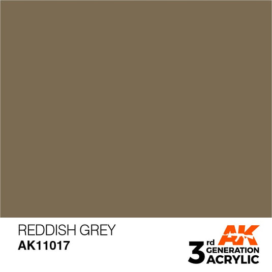 AK Interactive Acrylic Modelling Colors - Reddish Grey
