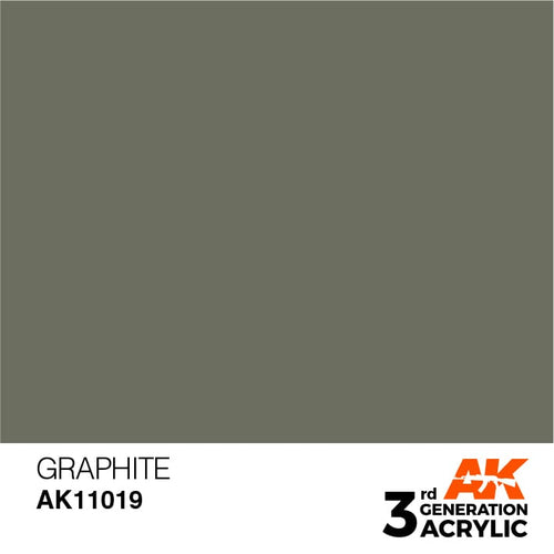 AK Interactive Acrylic Modelling Colors - Graphite