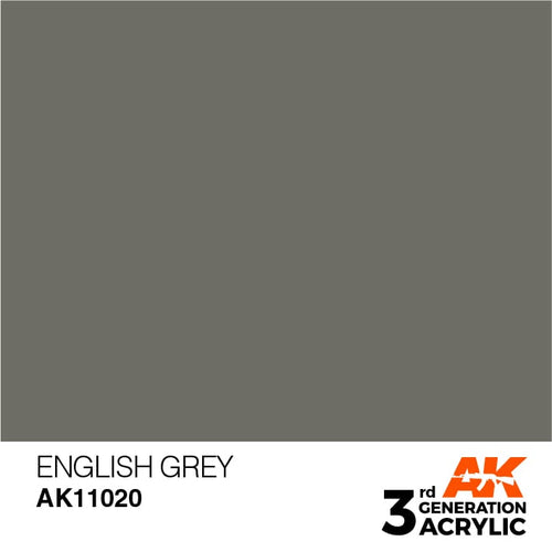 AK Interactive Acrylic Modelling Colors - English Grey