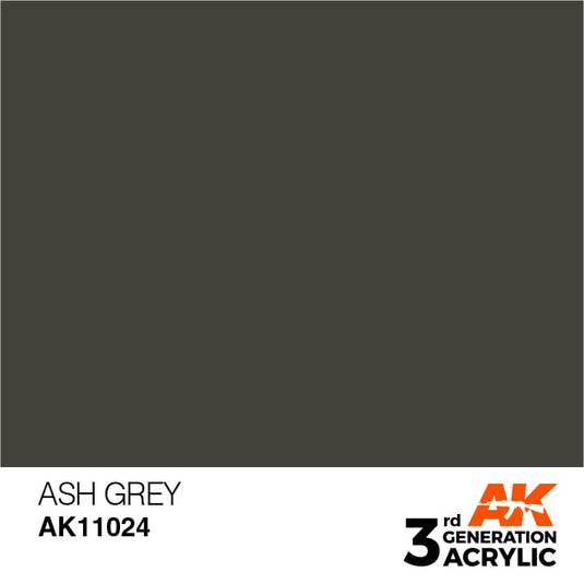 AK Interactive Acrylic Modelling Colors - Ash Grey