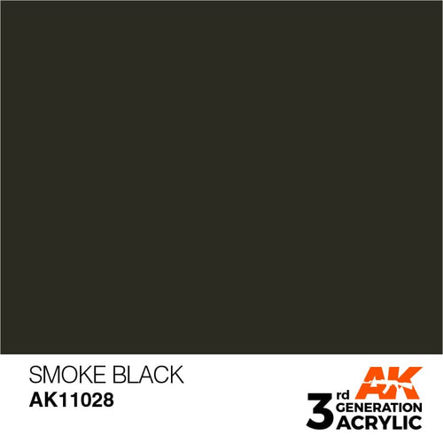 AK Interactive Acrylic Modelling Colors - Smoke Black