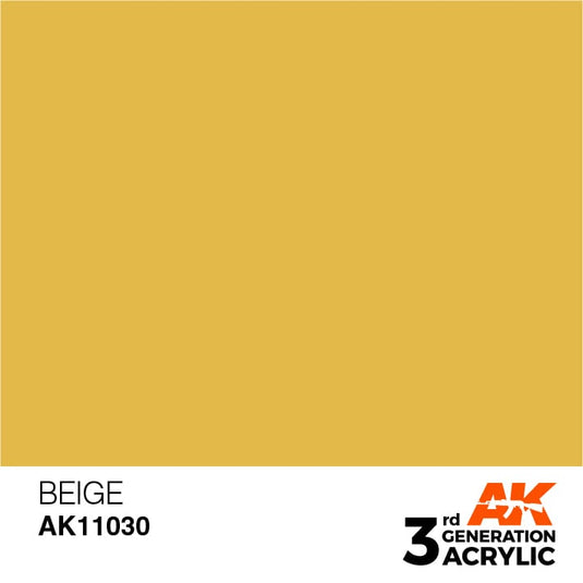 AK Interactive Acrylic Modelling Colors - Beige