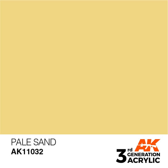 AK Interactive Acrylic Modelling Colors - Pale Sand