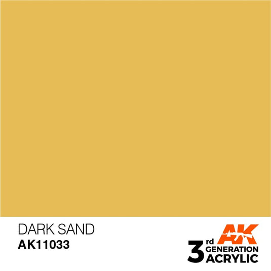 AK Interactive Acrylic Modelling Colors - Dark Sand