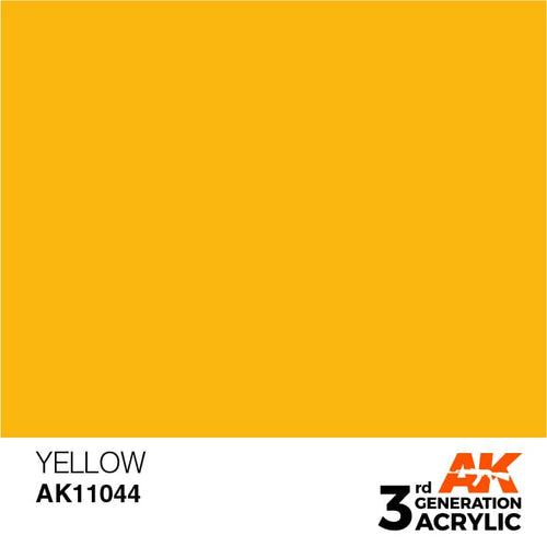 AK Interactive Acrylic Modelling Colors - Yellow