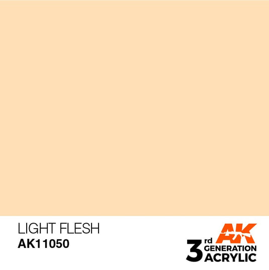 AK Interactive Acrylic Modelling Colors - Light Flesh
