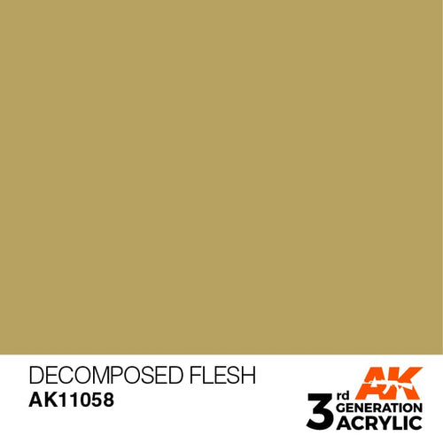 AK Interactive Acrylic Modelling Colors - Decomposed Flesh