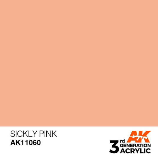 AK Interactive Acrylic Modelling Colors - Sickly Pink