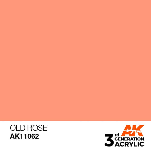 AK Interactive Acrylic Modelling Colors - Old Rose