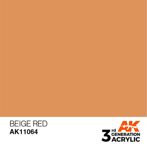 AK Interactive Acrylic Modelling Colors - Beige Red