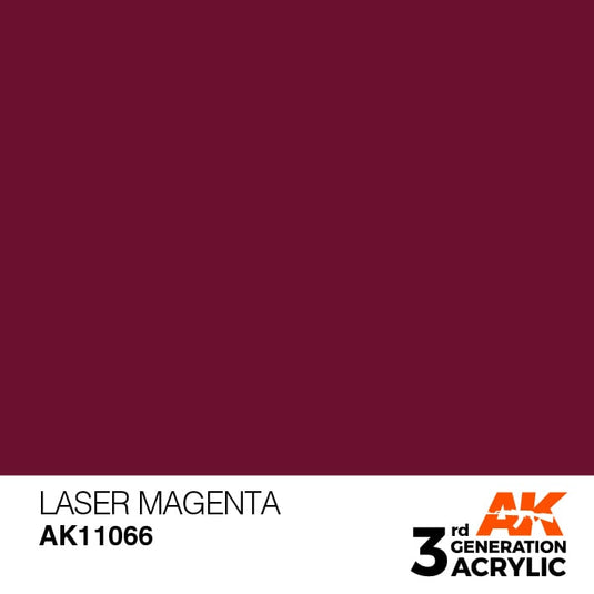 AK Interactive Acrylic Modelling Colors - Laser Magenta