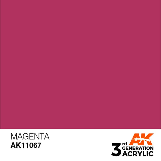 AK Interactive Acrylic Modelling Colors - Magenta