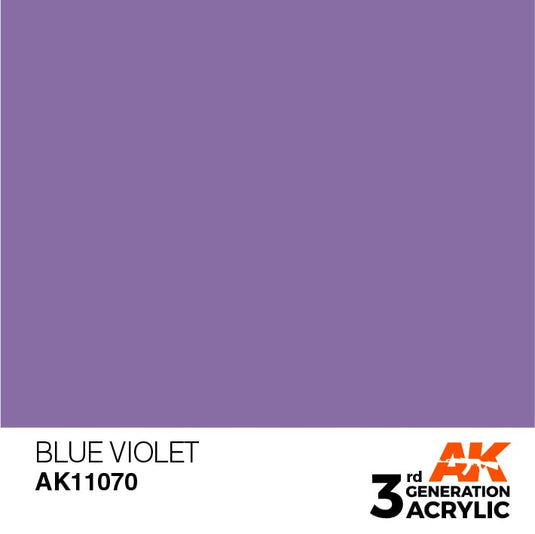 AK Interactive Acrylic Modelling Colors - Blue Violet