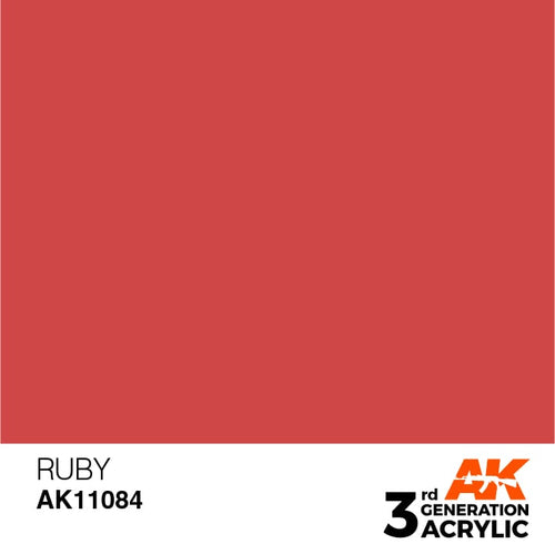 AK Interactive Acrylic Modelling Colors - Ruby
