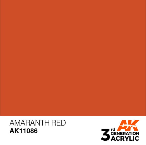 AK Interactive Acrylic Modelling Colors - Amaranth Red