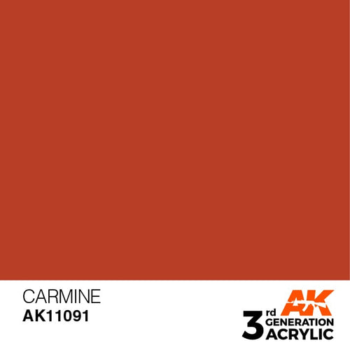 AK Interactive Acrylic Modelling Colors - Carmine
