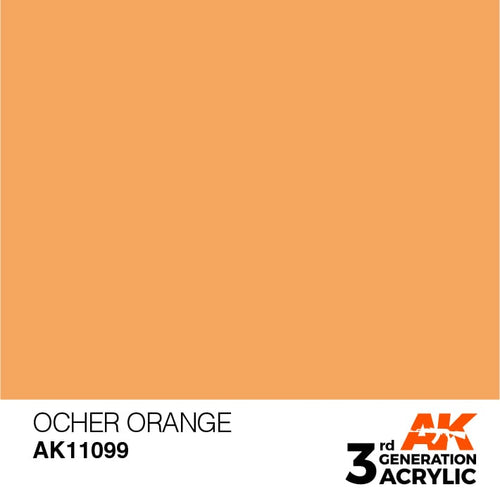 AK Interactive Acrylic Modelling Colors - Ocher Orange