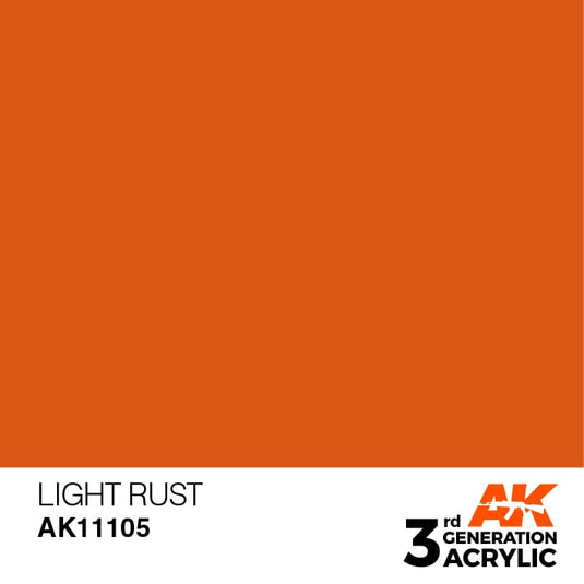 AK Interactive Acrylic Modelling Colors - Light Rust