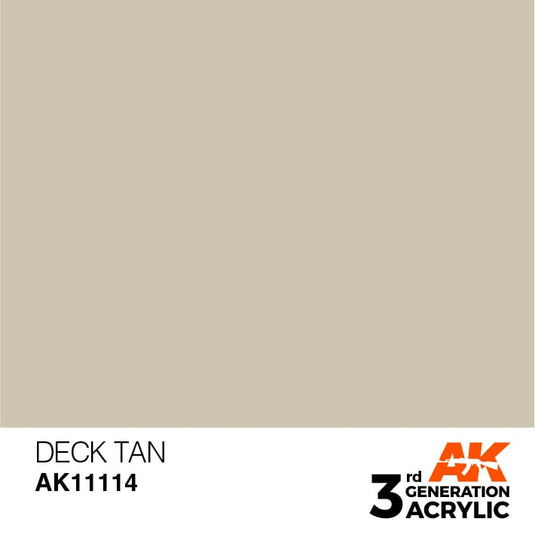 AK Interactive Acrylic Modelling Colors - Deck Tan
