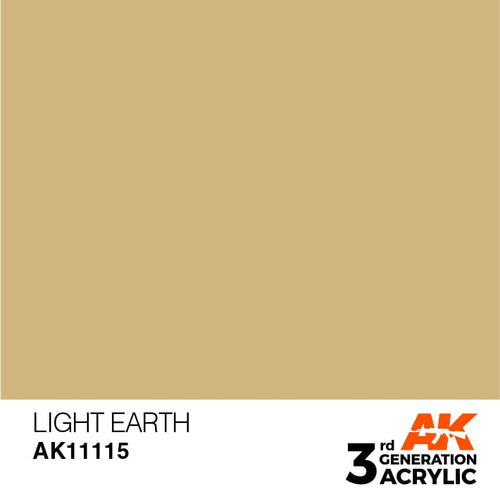 AK Interactive Acrylic Modelling Colors - Light Earth