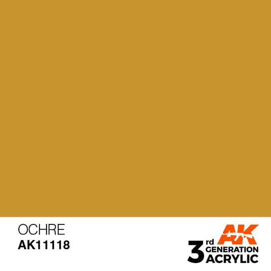 AK Interactive Acrylic Modelling Colors - Ochre
