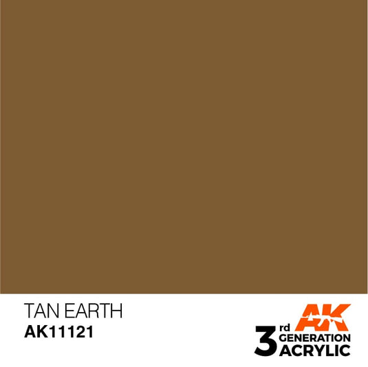 AK Interactive Acrylic Modelling Colors - Tan Earth