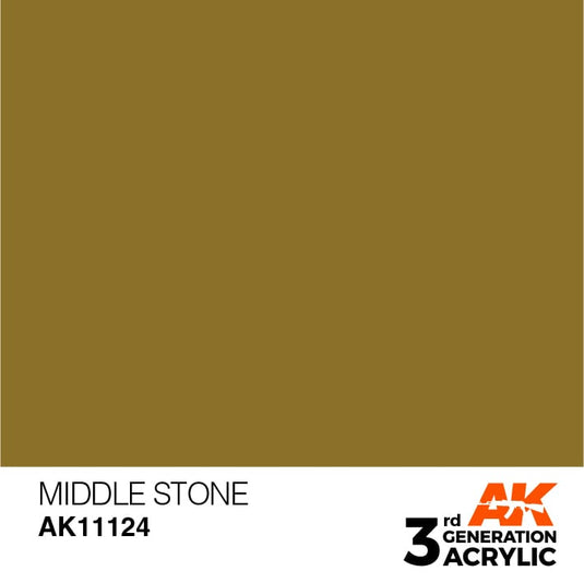 AK Interactive Acrylic Modelling Colors - Middle Stone