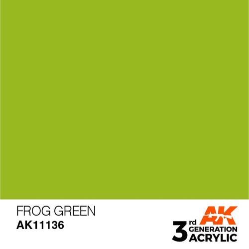 AK Interactive Acrylic Modelling Colors - Frog Green