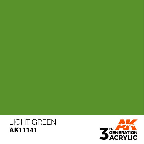 AK Interactive Acrylic Modelling Colors - Light Green