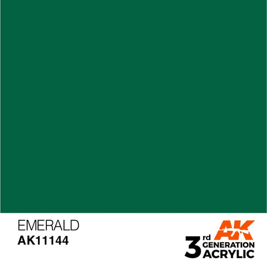 AK Interactive Acrylic Modelling Colors - Emerald