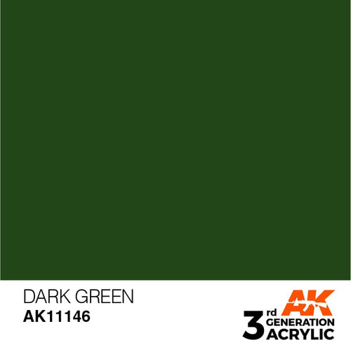 AK Interactive Acrylic Modelling Colors - Dark Green
