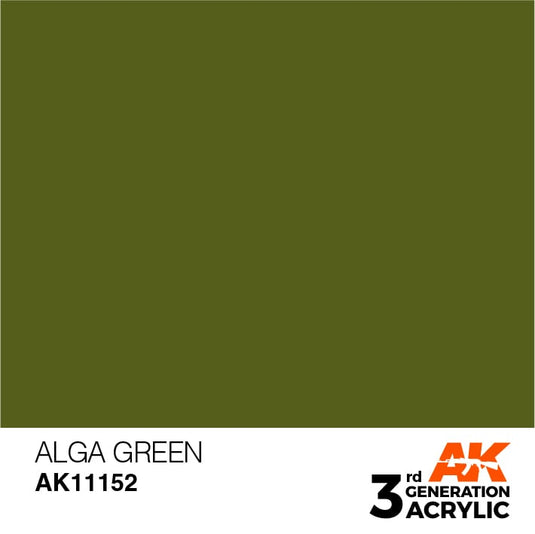 AK Interactive Acrylic Modelling Colors - Alga Green