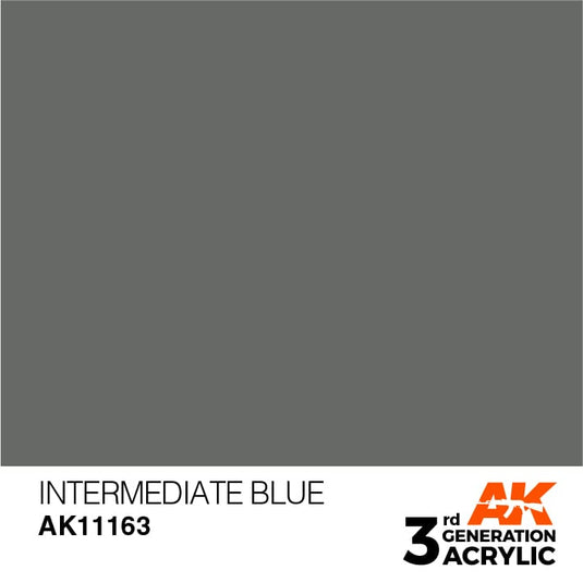 AK Interactive Acrylic Modelling Colors - Intermediate Blue