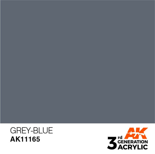 AK Interactive Acrylic Modelling Colors - Grey Blue