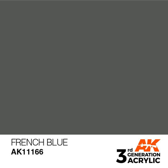 AK Interactive Acrylic Modelling Colors - French Blue