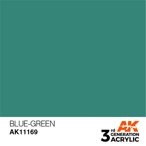 AK Interactive Acrylic Modelling Colors - Blue Green